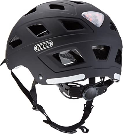 Велосипедный шлем Abus HYBAN, черный бархат, М (52-58 см)