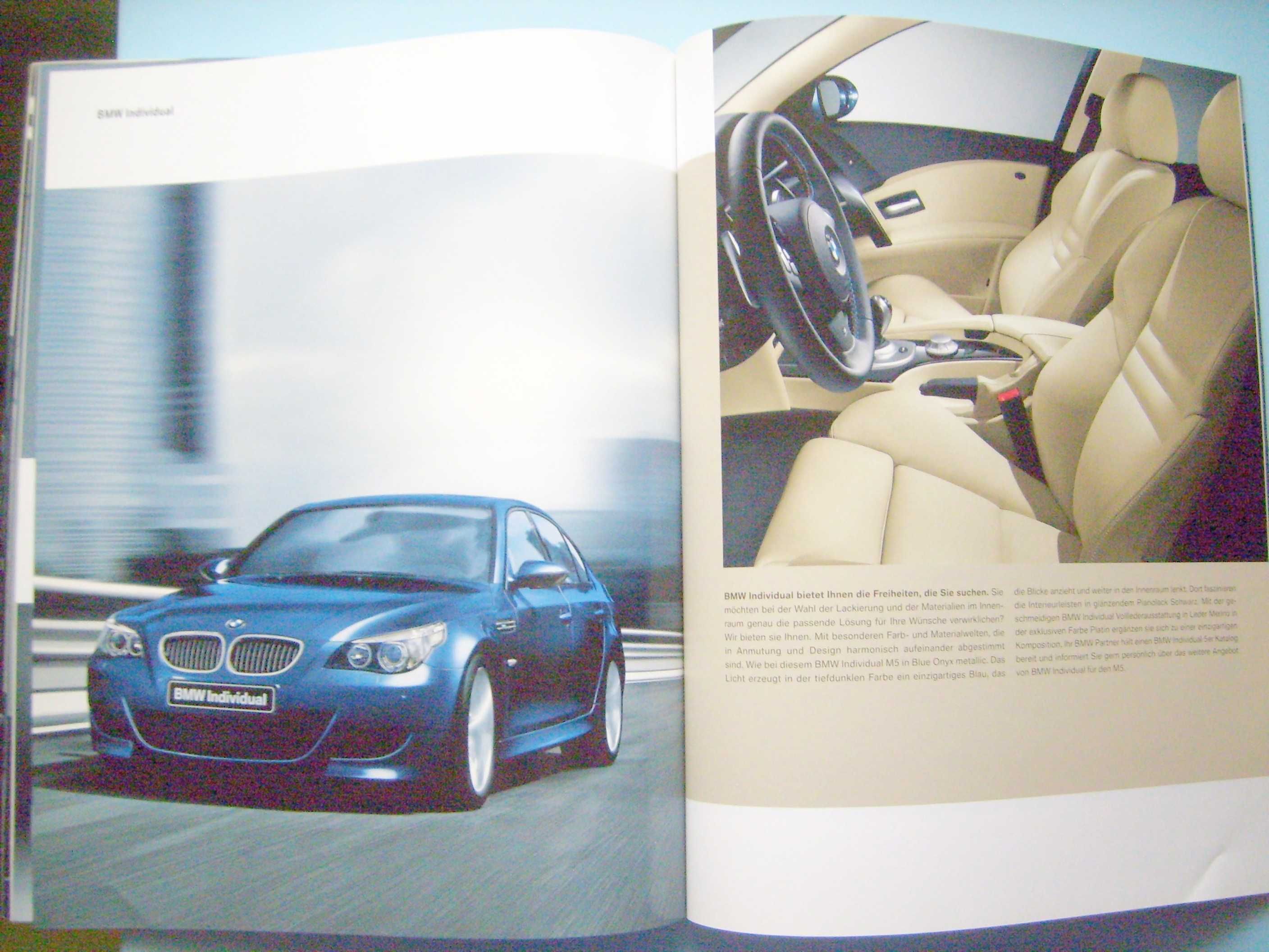 BMW M5 E60 M-Power 2004 prospekt 76 str., !!! stan BDB * RABATY 10% !