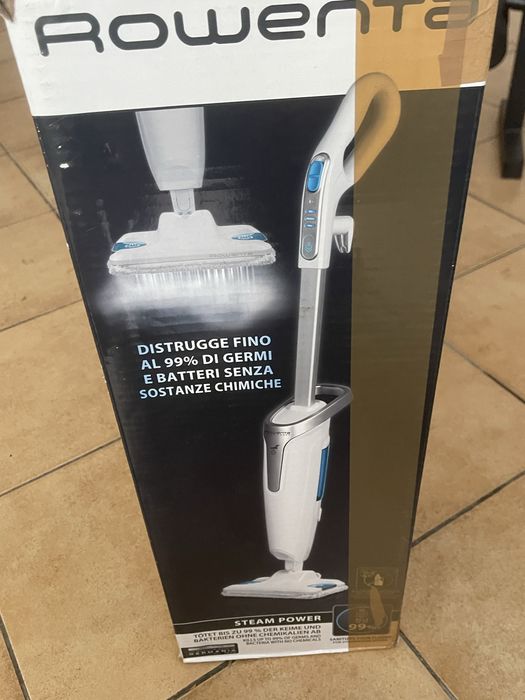 Mop parowy Rowenta 1200 w+3 filtry+3 systemy regulacji