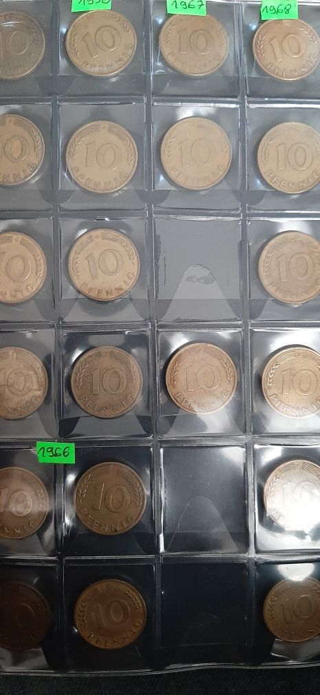 Monety RFN 1,2,5 i 10 pfennig zamienię