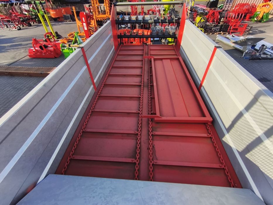 Rozrzutnik obornika 8 ton RolTrans poziomy 2xślimak, tandem, nowy