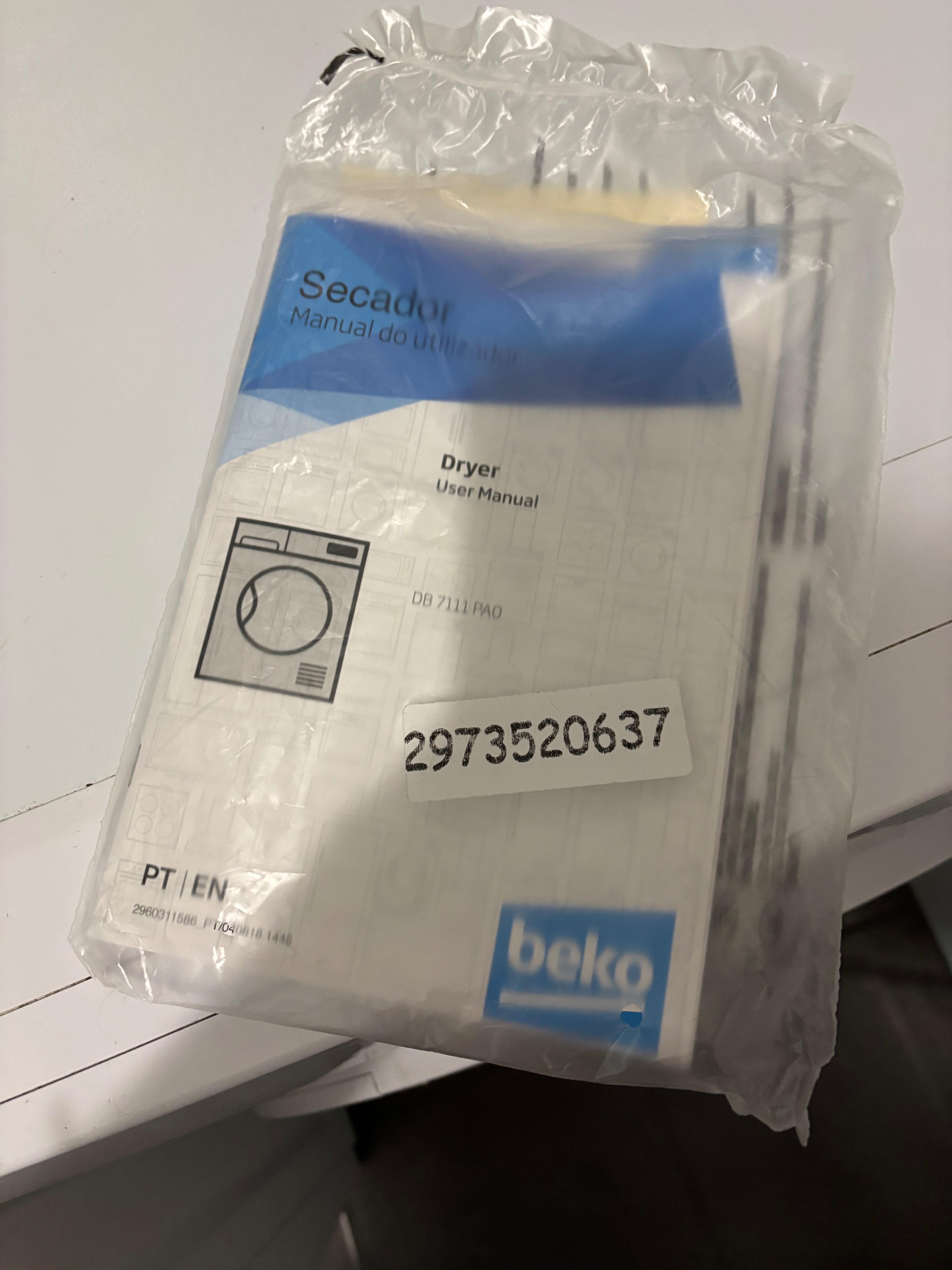 Máquina de secar roupa beko