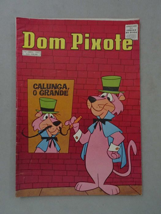 Livro Aprovado pelo código de ética Dom Pixote 10 Abril 1965