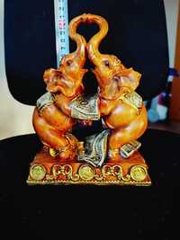 Статуетка фен-шуй слоны сувенир денежные слоники фигурка слон