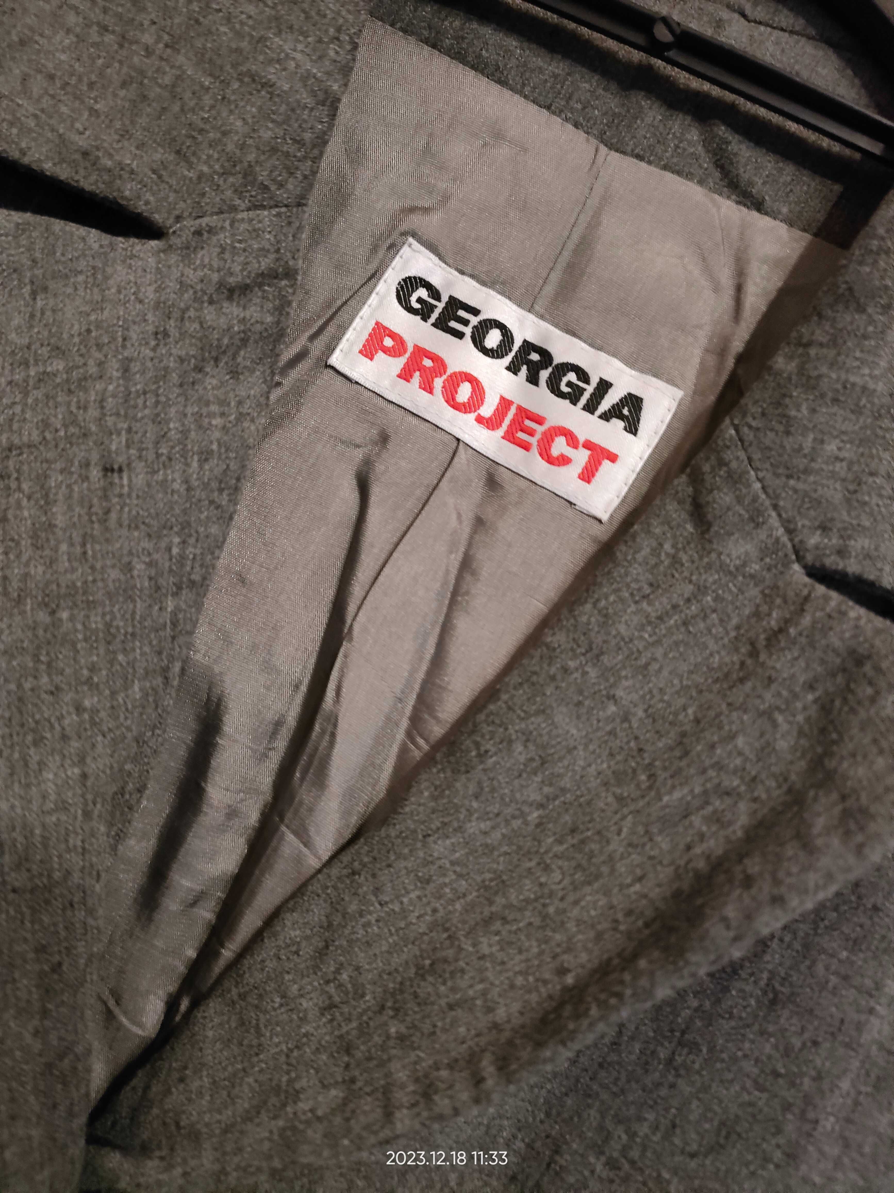 GEORGIA Project_Klasyczna, elegancka_Popielata Marynarka_40_OKAZJA
