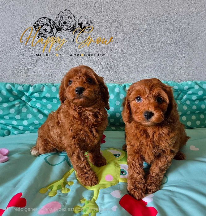 Urocze Cockapoo F1b Piesek Red