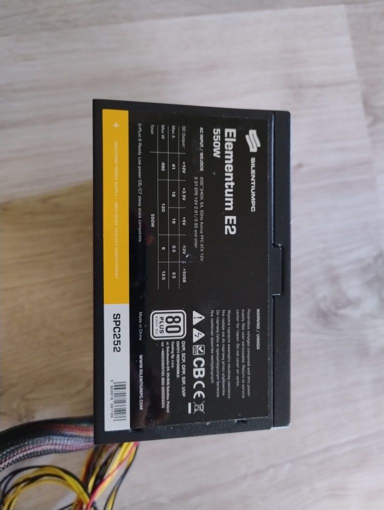 Zasilacz 550w Silentiumpc E2