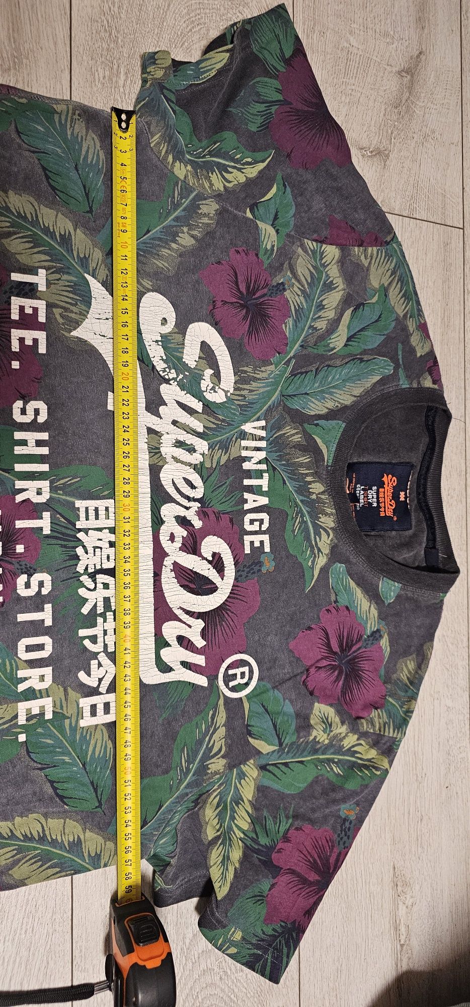 SUPERDRY koszulka męska rozmiar XXL wymiary na zdjęciach stan też