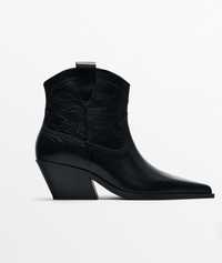 Ковбойки черевики Massimo Dutti 39 розмір