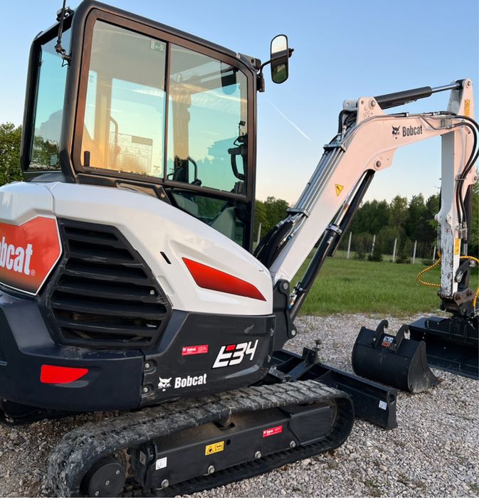 Minikoparka BOBCAT E 34 Cat 302,7 e55 e60 prosto z importu e34 3