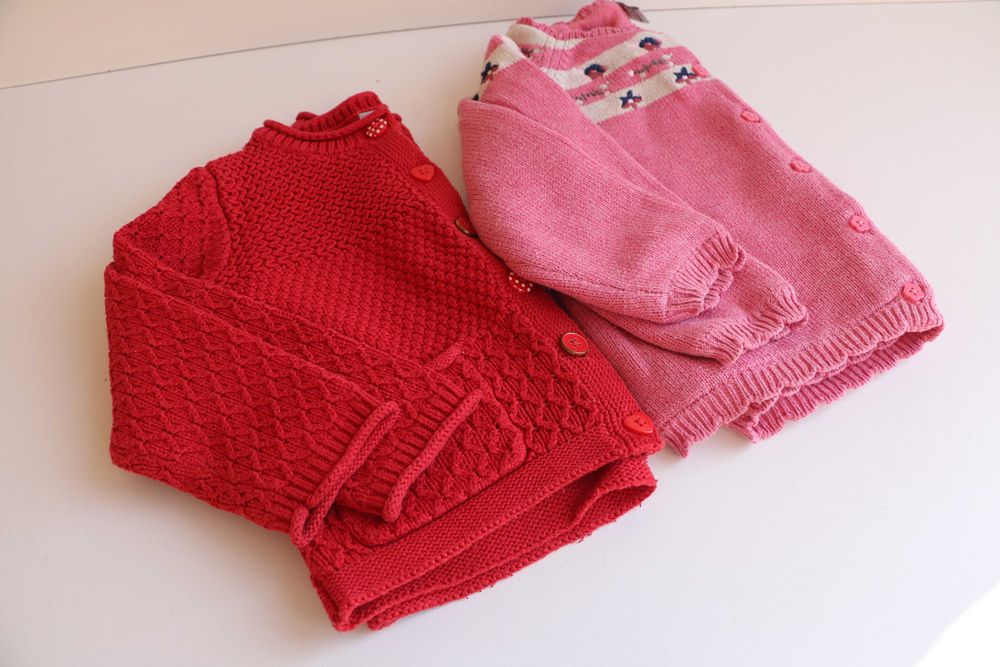 Кофта тепла на гудзиках TU дівчинка 2-3 роки