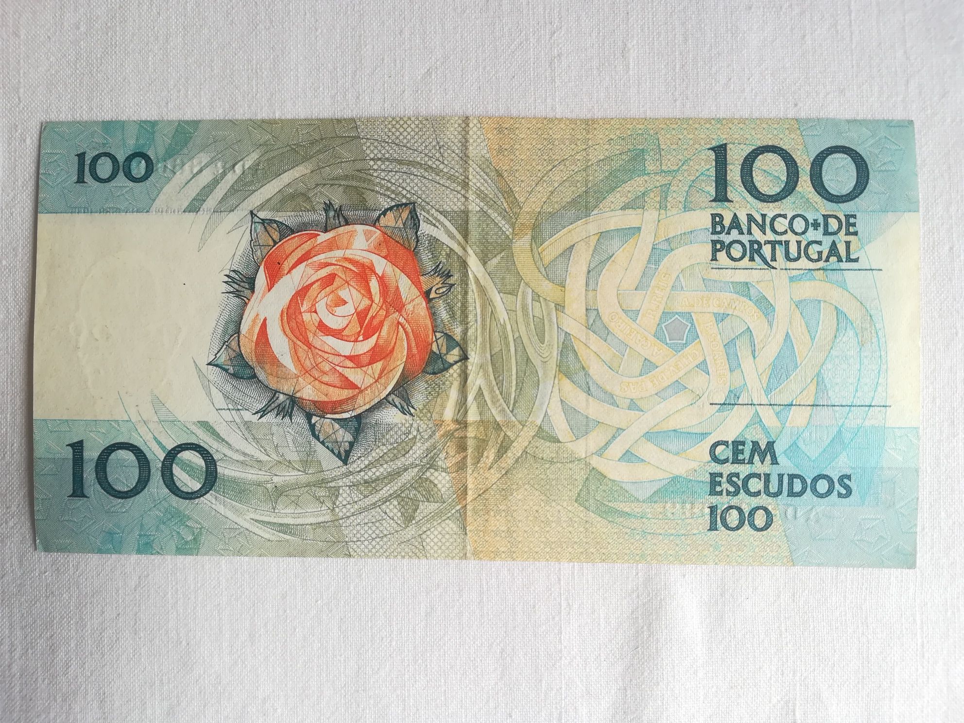 Nota 100$00 Fernando Pessoa. Erro na Data