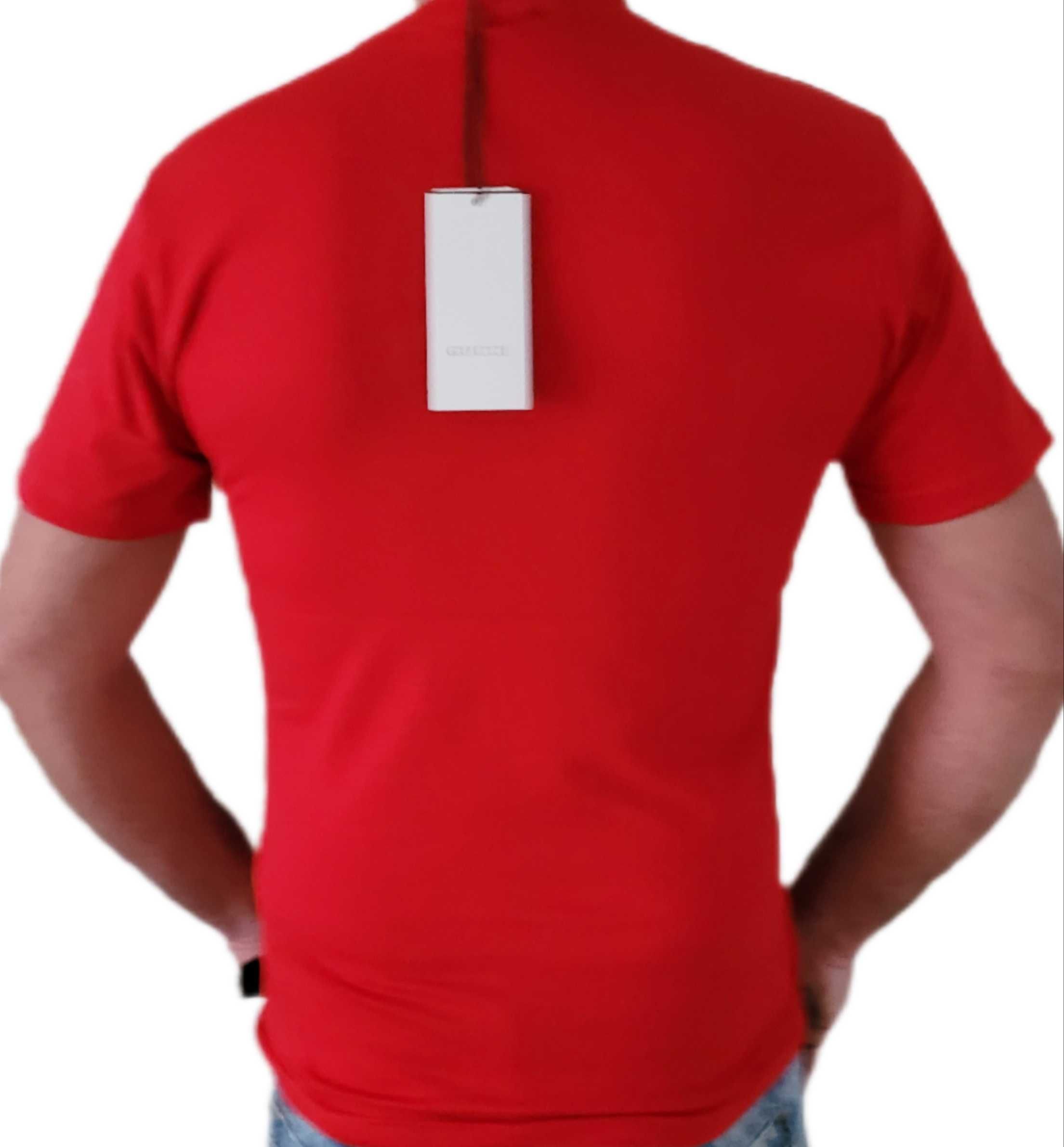Koszulka męska T-shirt Gucci  Red Wyprzedaż