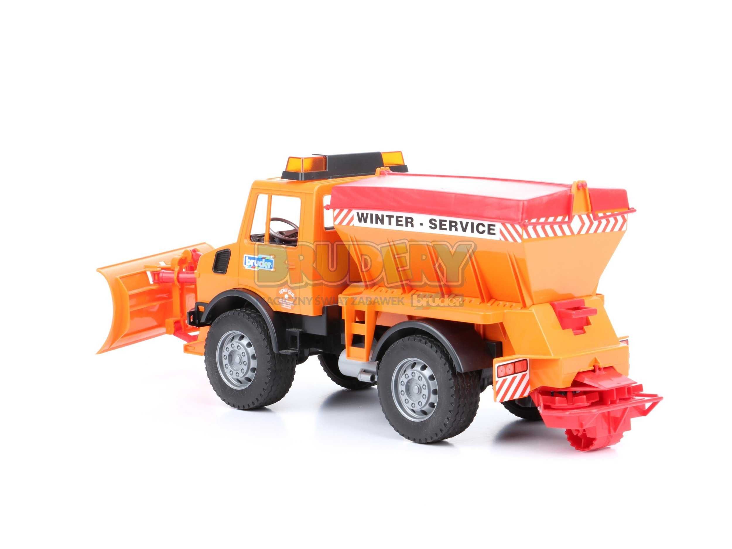 MB Unimog odśnieżarko piaskarka - BRUDER 02572
