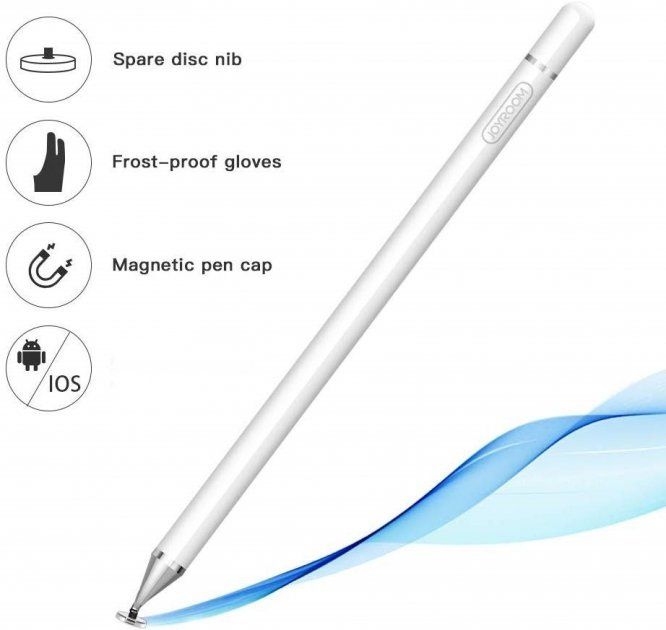 Стилус Joyroom для iPad/Samsung/Xiaomi/Lenovo/Huawei White
