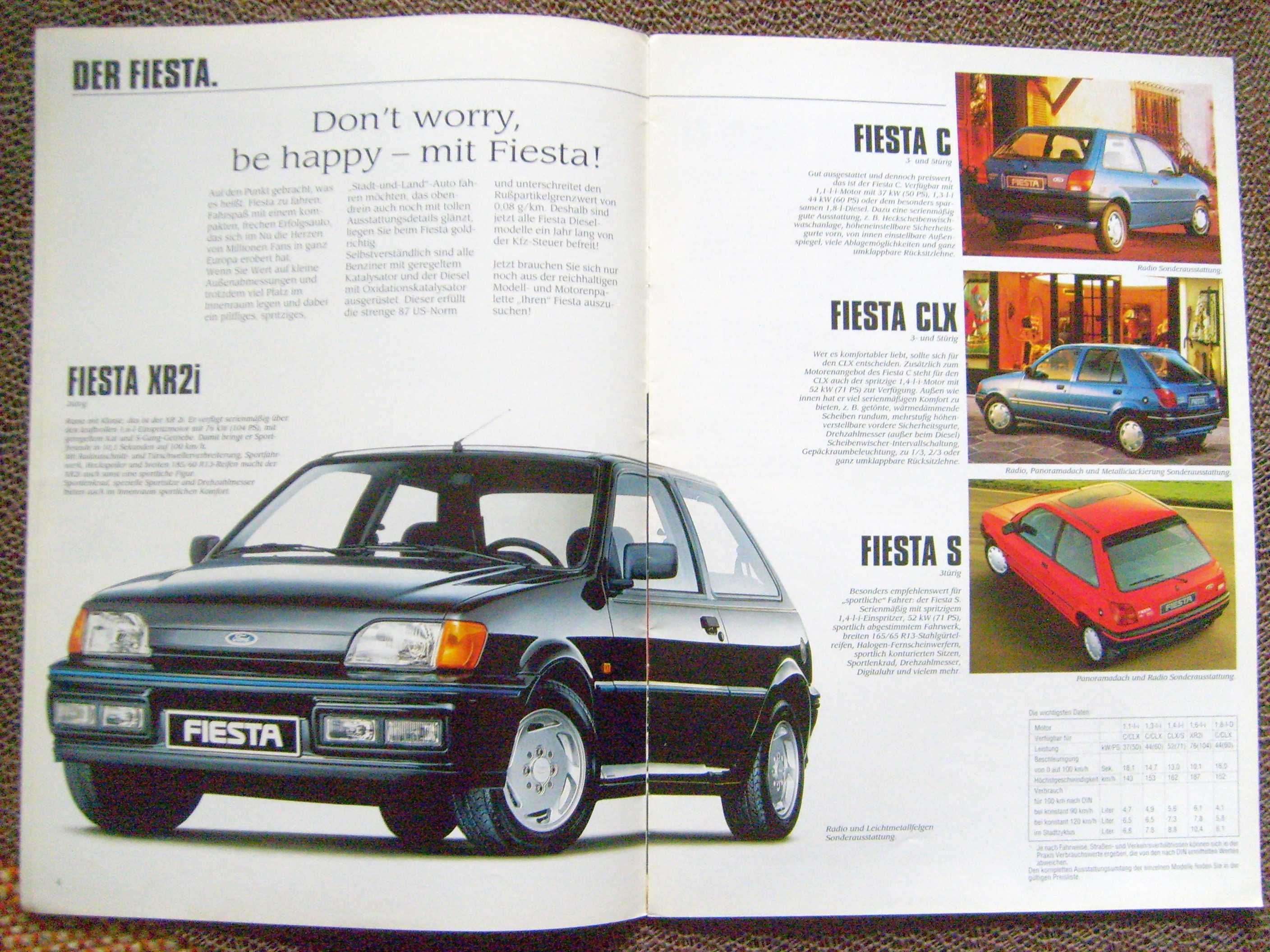 FORD PROGRAMM 1991 / prospekt katalog Sierra Scorpio Probe... ! (2)