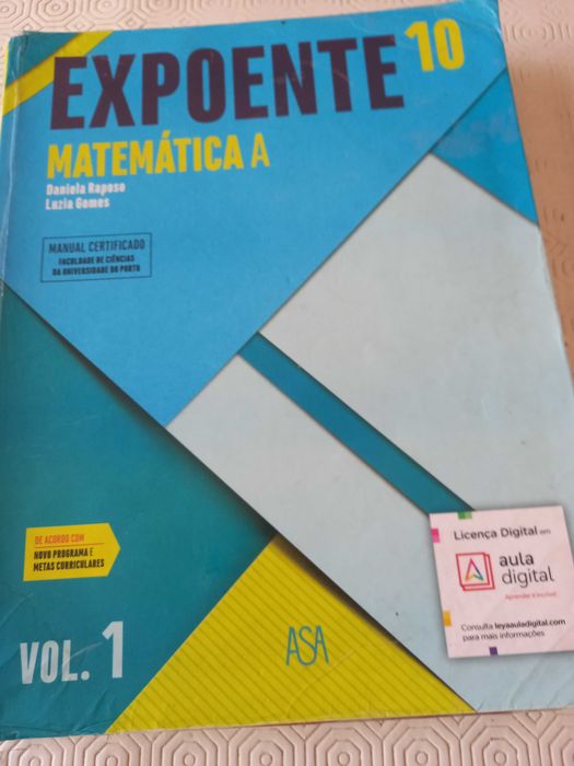 Manual matemática Expoente 10 volume 1,2