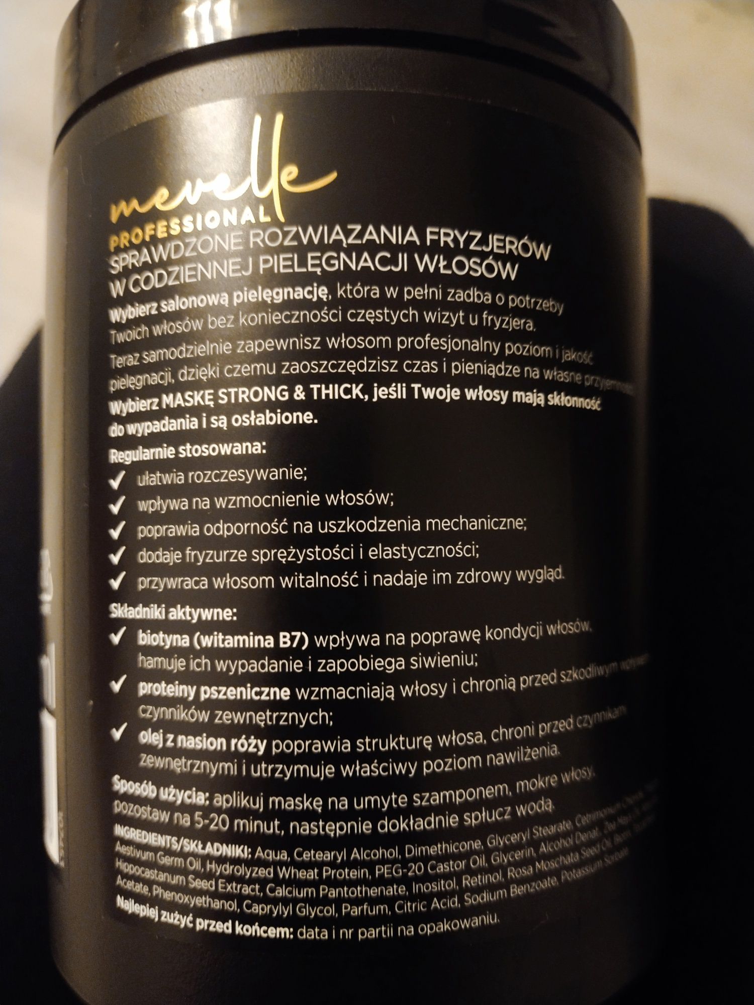 Odżywka do włosów Marelle 900 ml