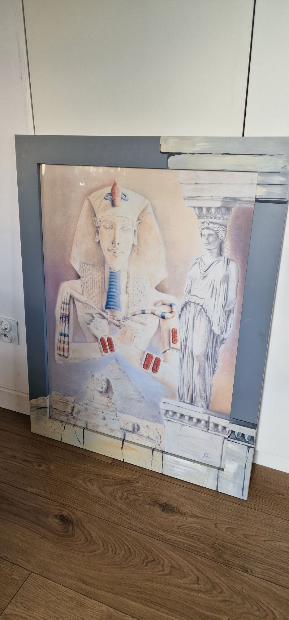 Obraz Egipt w malowanej ramie