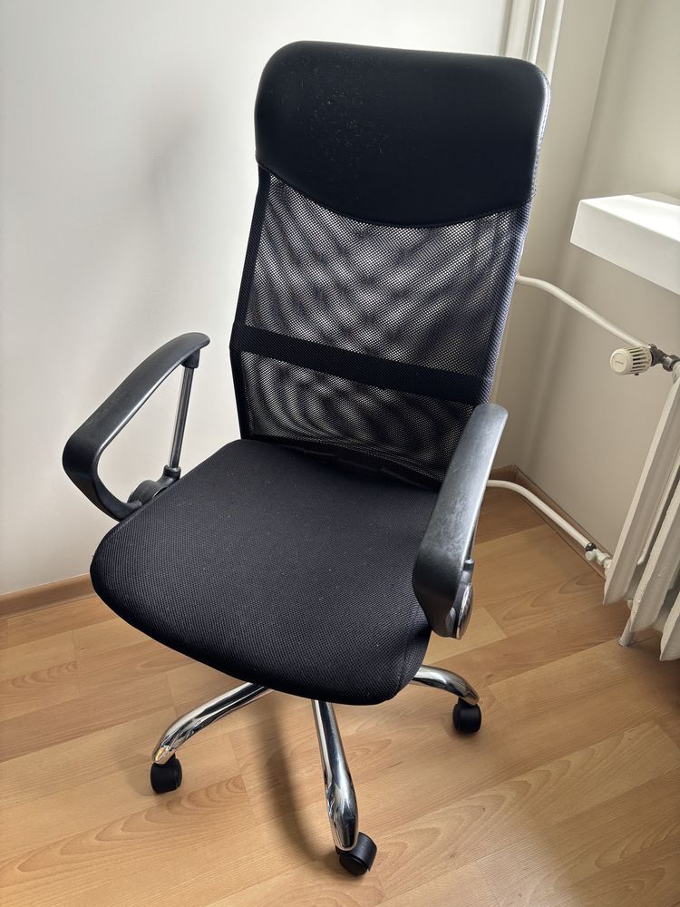 Fotel obrotowy VOX Berber Black - czarny