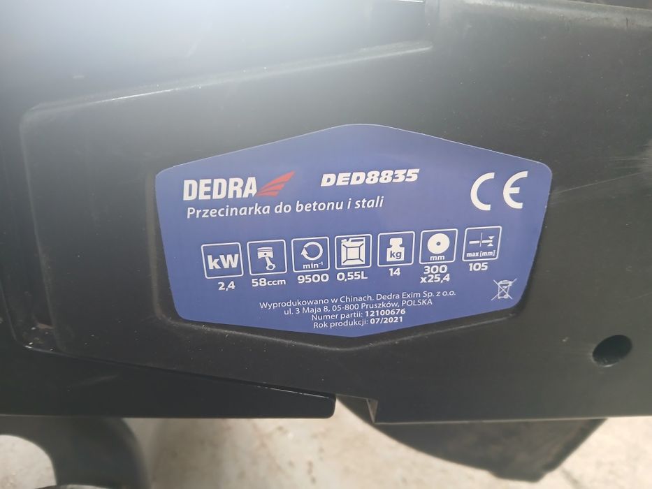 Przecinarka do betonu i stali Dedra DED8835