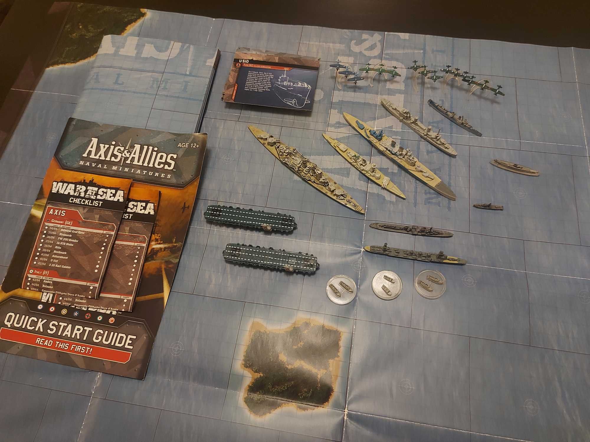 Axies & Allies - jogo de simulação de batalhas navais com miniaturas
