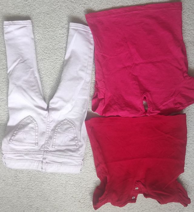 Spodnie, bluzka - zestaw r. 80