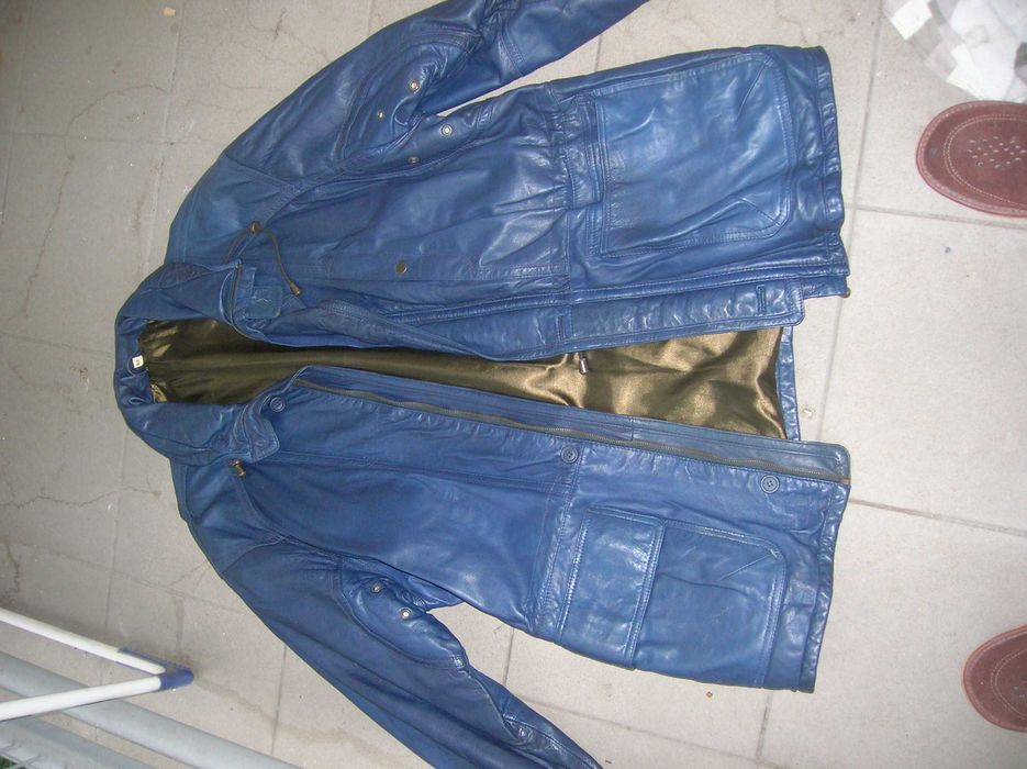 płaszcz skórzany { nowy}  z niemiec