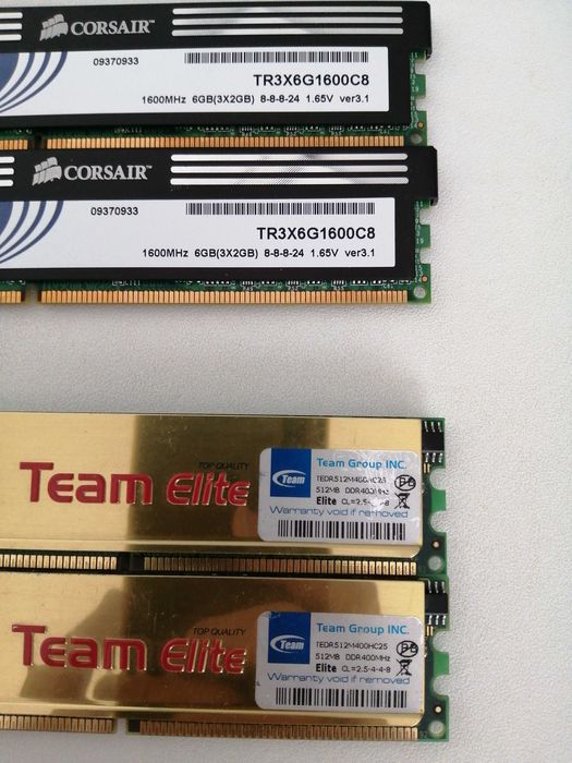 Memórias e CPU para PC