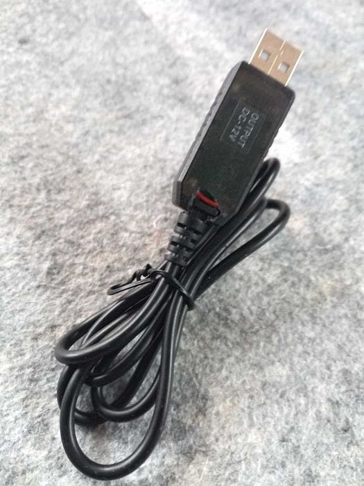 Кабель шнур на 12v с преобразователем для роутера от павер usb брак