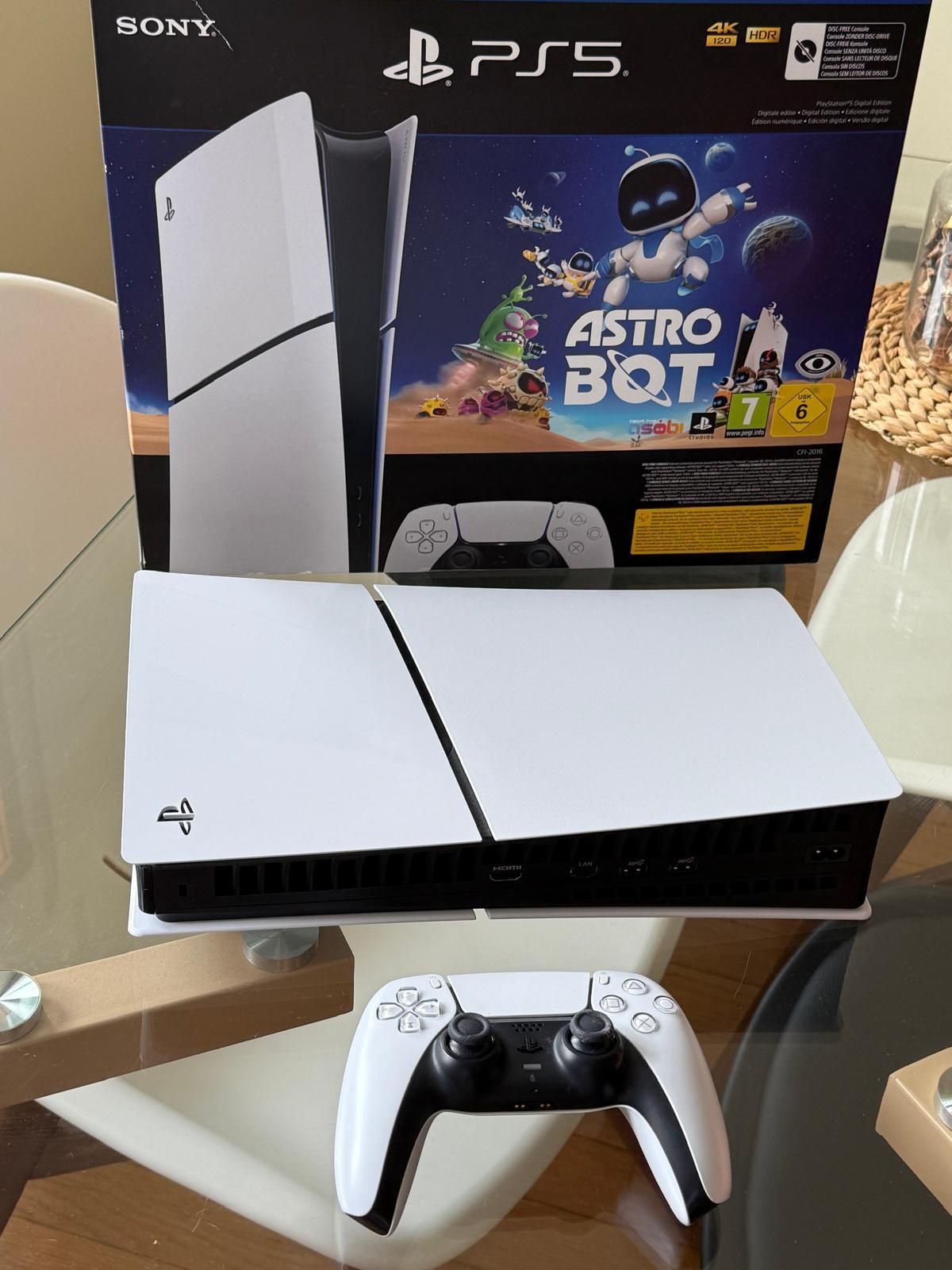 PS5 Digital bem novo