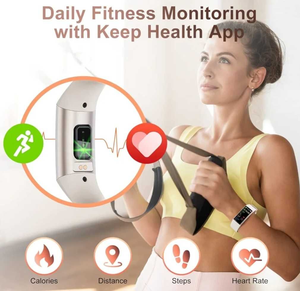 LAMA C80 Activity Tracker Fitness Smartwatch Powiadomienia Monit Tętna