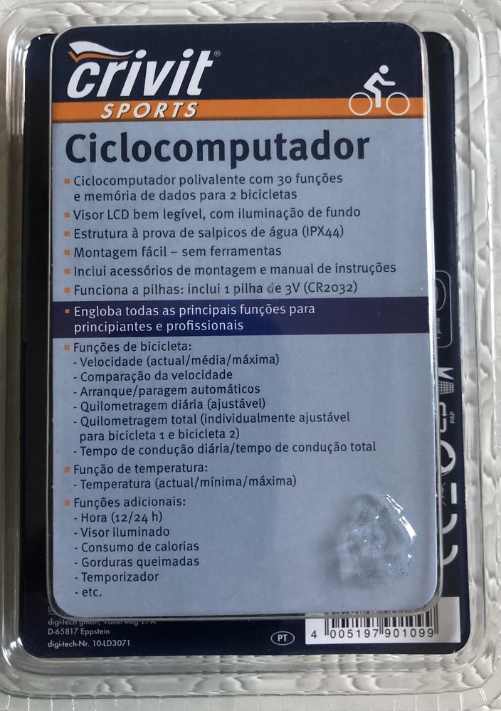 2 Ciclocomputadores para bicicleta novo ainda embalado em ótimo estado