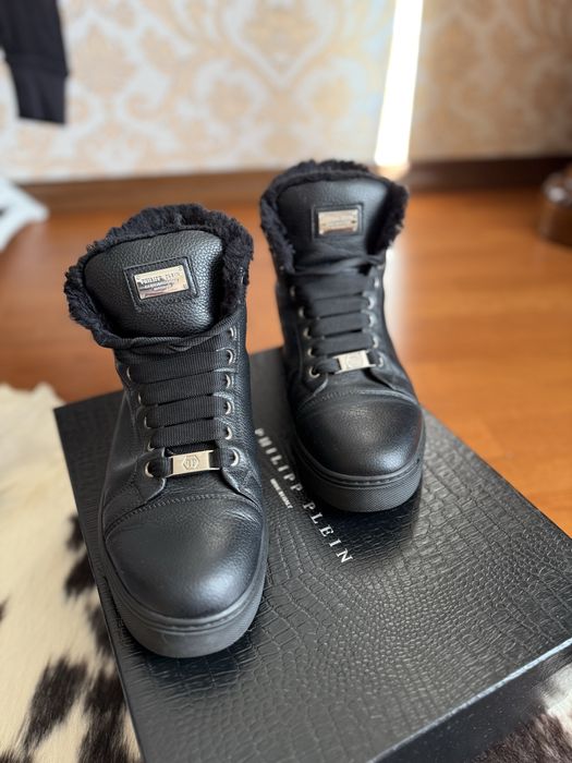 Шкіряні кеди Philip Plein,оригінал