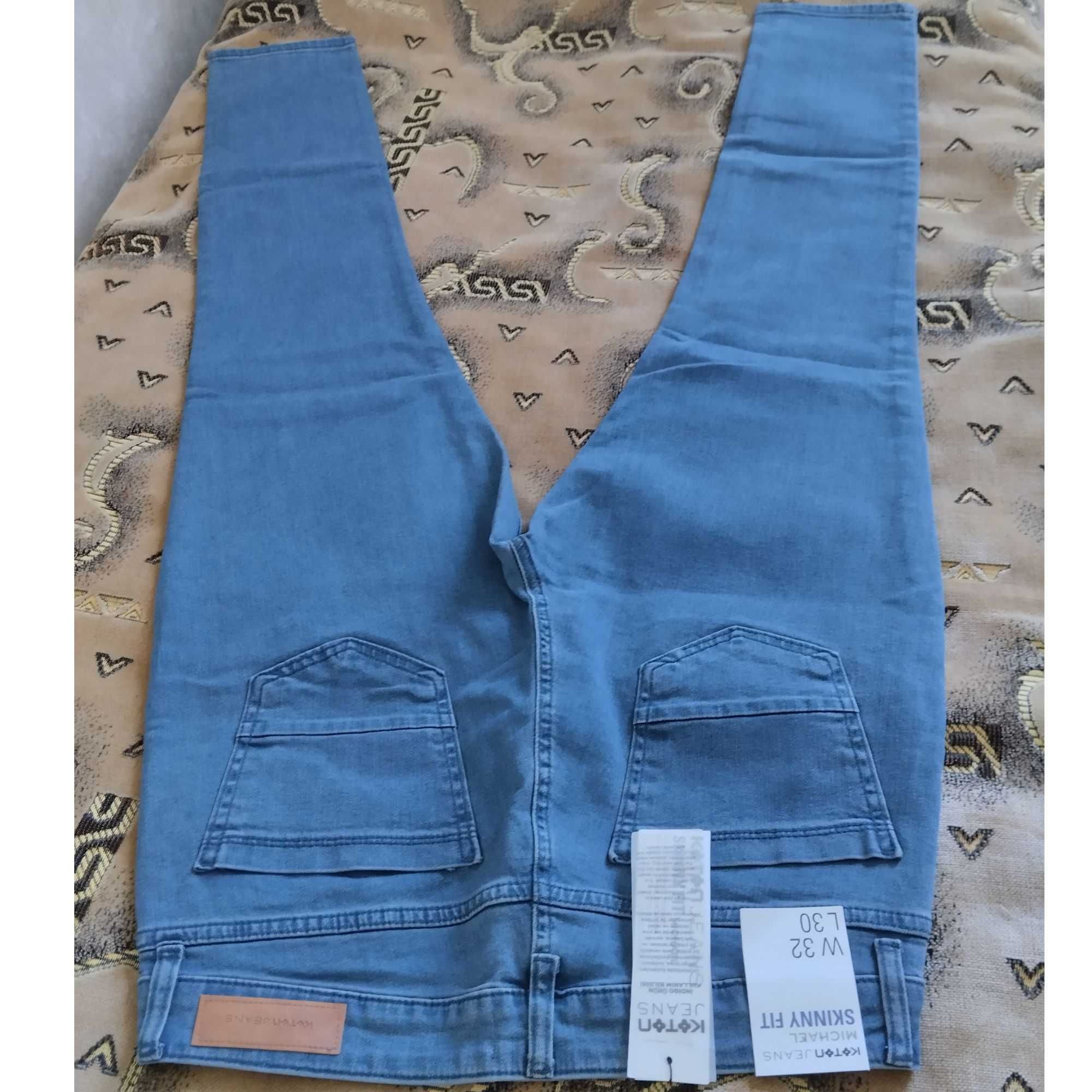 Джинси W32 L30 чоловічі сині Koton jeans MICHAEL 32 розмір