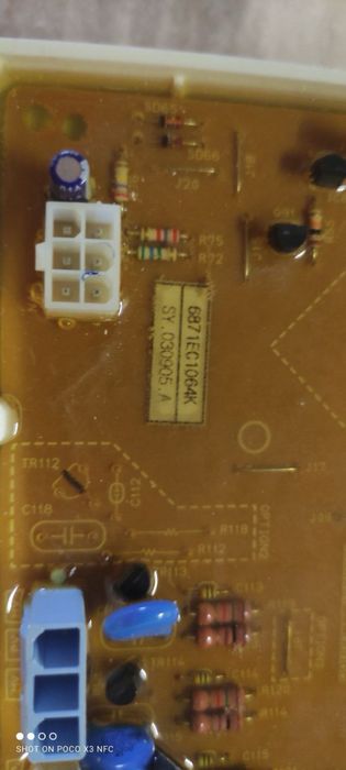Плата для стіралки LG 6870ec9070a-3