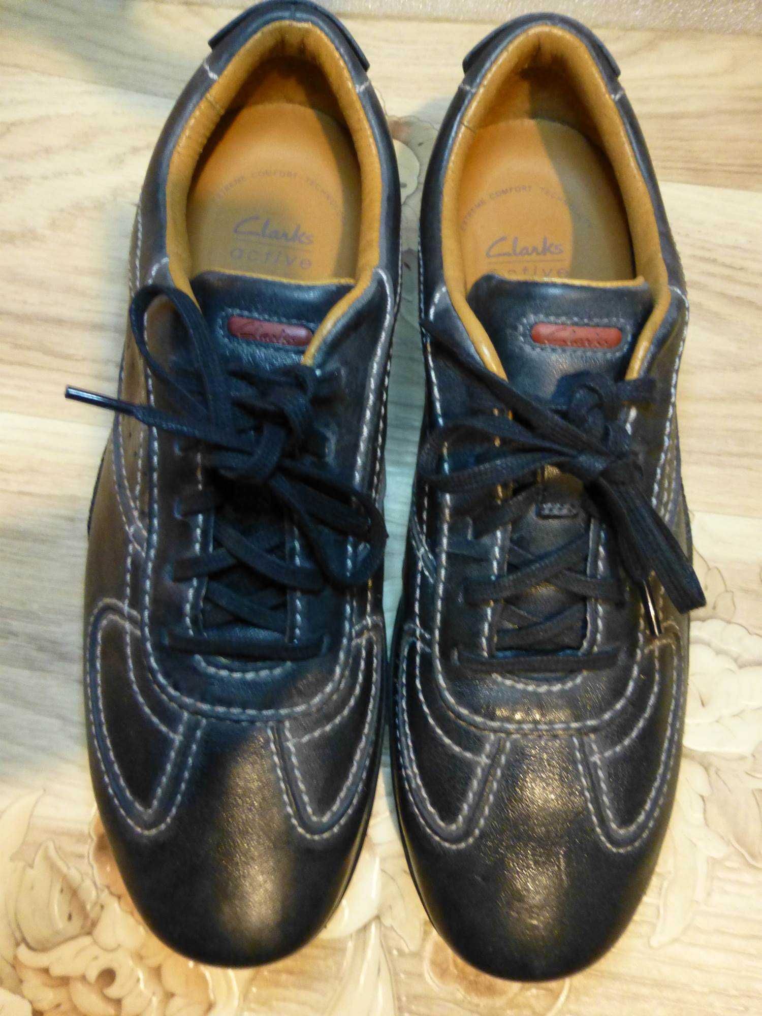 ШКІРЯНІ чоловічі кросівки, спортивні туфлі, CLARKS, 42р, недорого,Київ