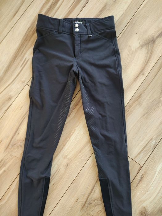 Bryczesy granatowe Horze pełny lej r.160