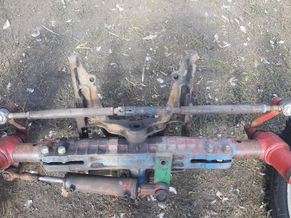 Передня балка мтз 80 в зборі з напіврамою та колесами