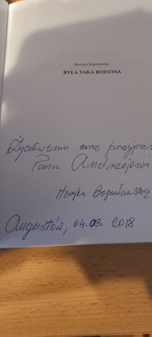 Była taka rodzina Henryka Bogusławska książka