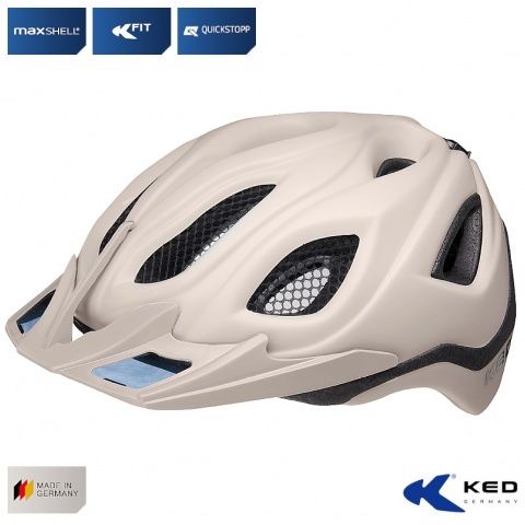 Kask rowerowy KED CERTUS PRO Kremowy "L" (55-63cm)