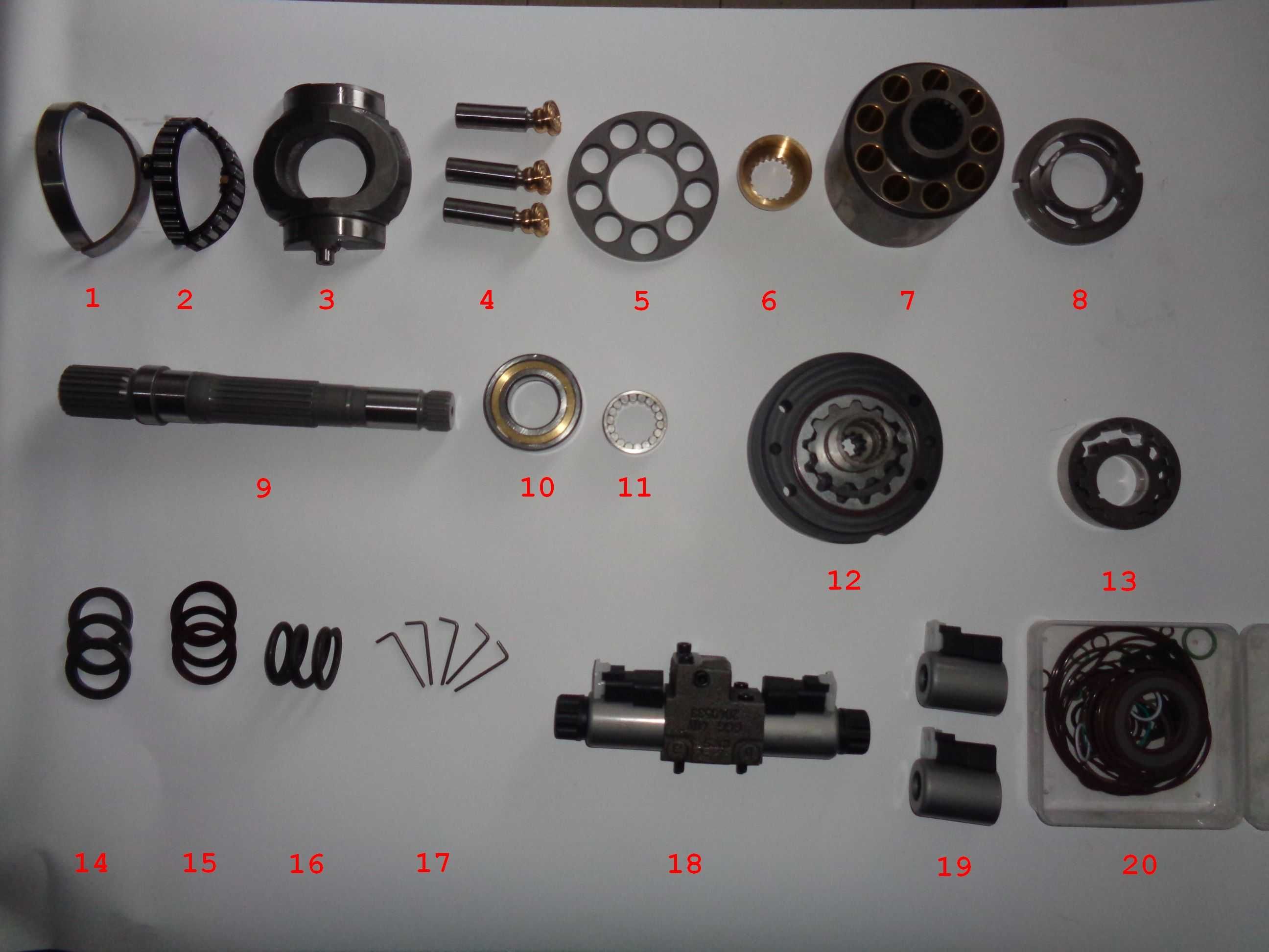 Części Pompy hydraulicznej A4VG40 / A4VG56 A4VG71 A4VG90 łożysko kołys