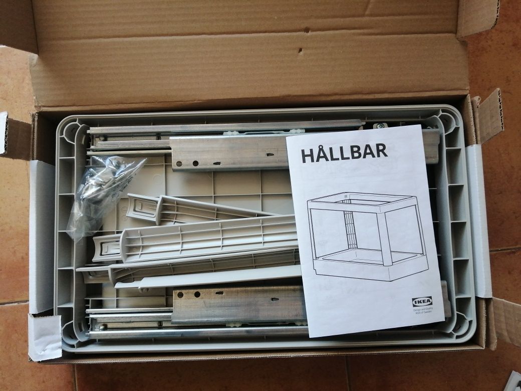 2 estruturas HALLBAR Ikea