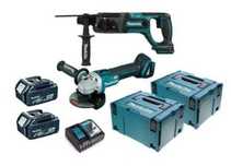 Makita DLX2153TJ1 Zestaw COMBO DGA504 + DHR241