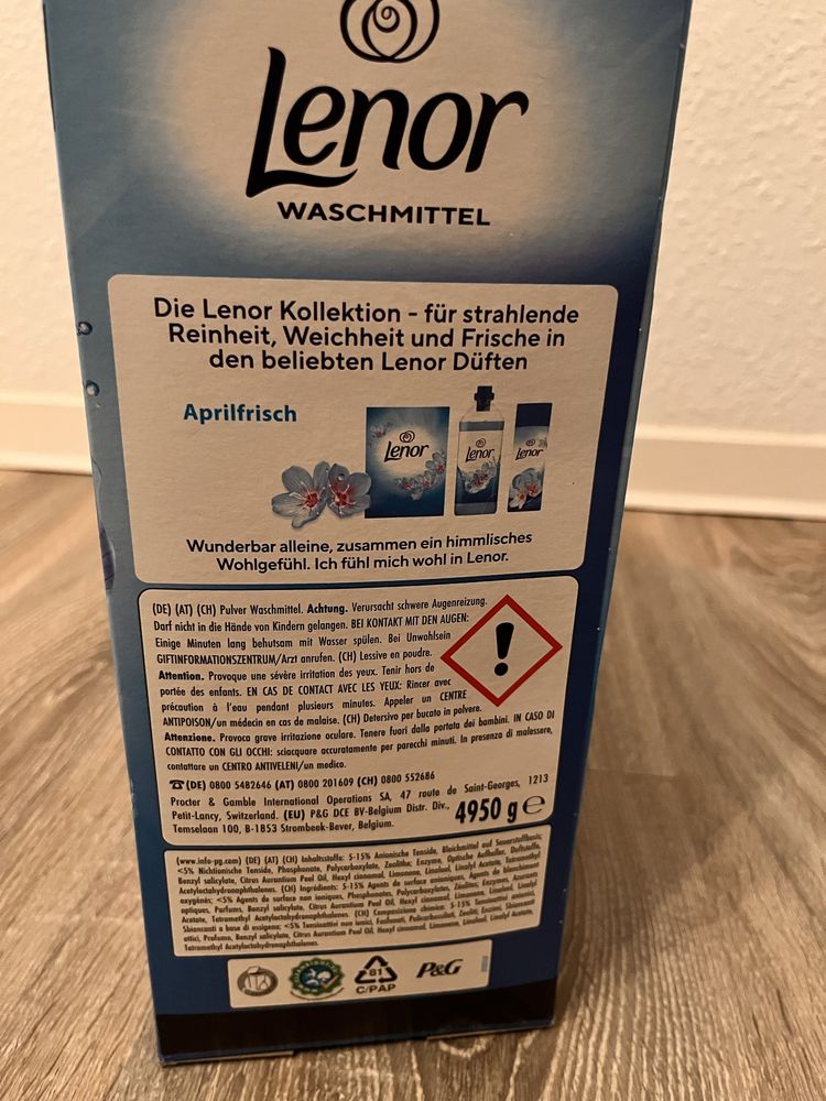 Lenor proszek do prania z Niemiec