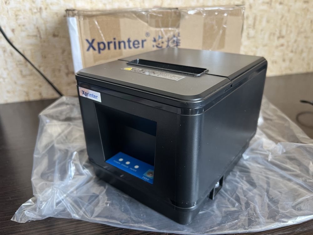 Чековый термопринтер POS-принтер Xprinter XP-Q160L Ethernet (НОВИЙ)