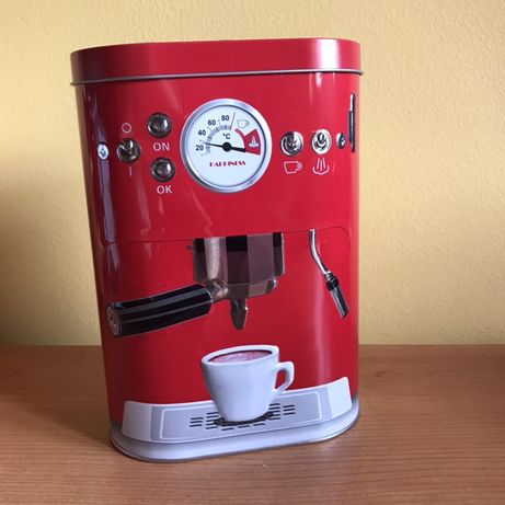 Lata formato maquina de cafe