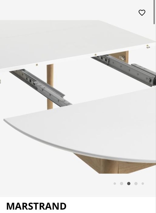 Stół Marstrand 110/110x200 JYSK