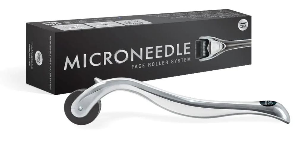 Мезоролер із мікроголками Beauty ORA Microneedle Face Roller System