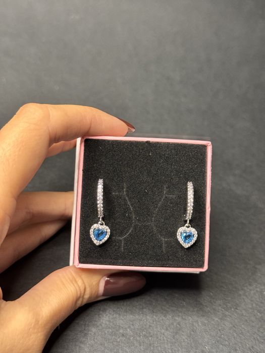 Сережки Пандора з мішечком Pandora